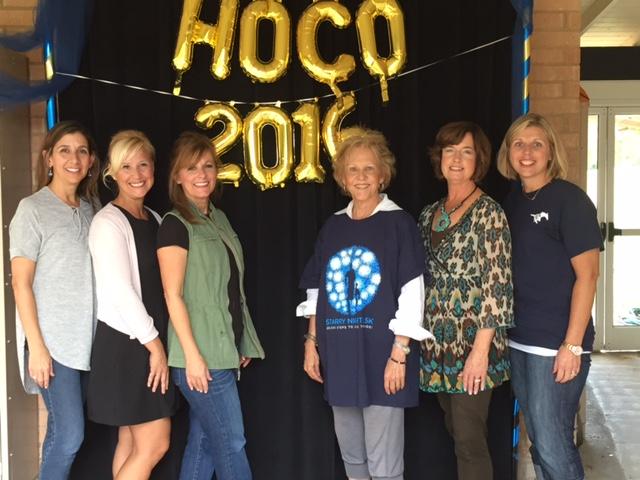 Directed Studies teachers, Tammy O'Hanlon, Melissa Jornod, Jan Williams, Beverly Dooley, Lori Petrowski, Mary Utzig stop and pose for a picture.  Not pictured Janelle Huffman