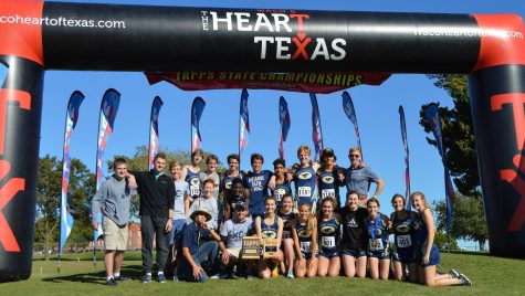 The Boys and Girls proudly hold up their 2nd and 3rd place plaques.
