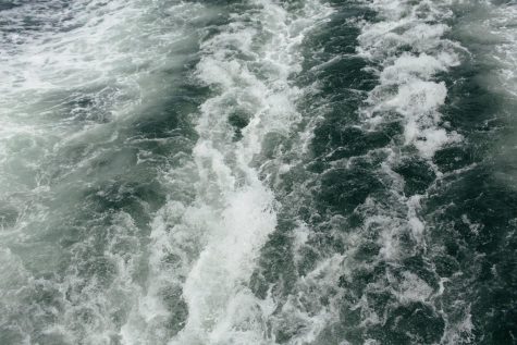 Rushing water