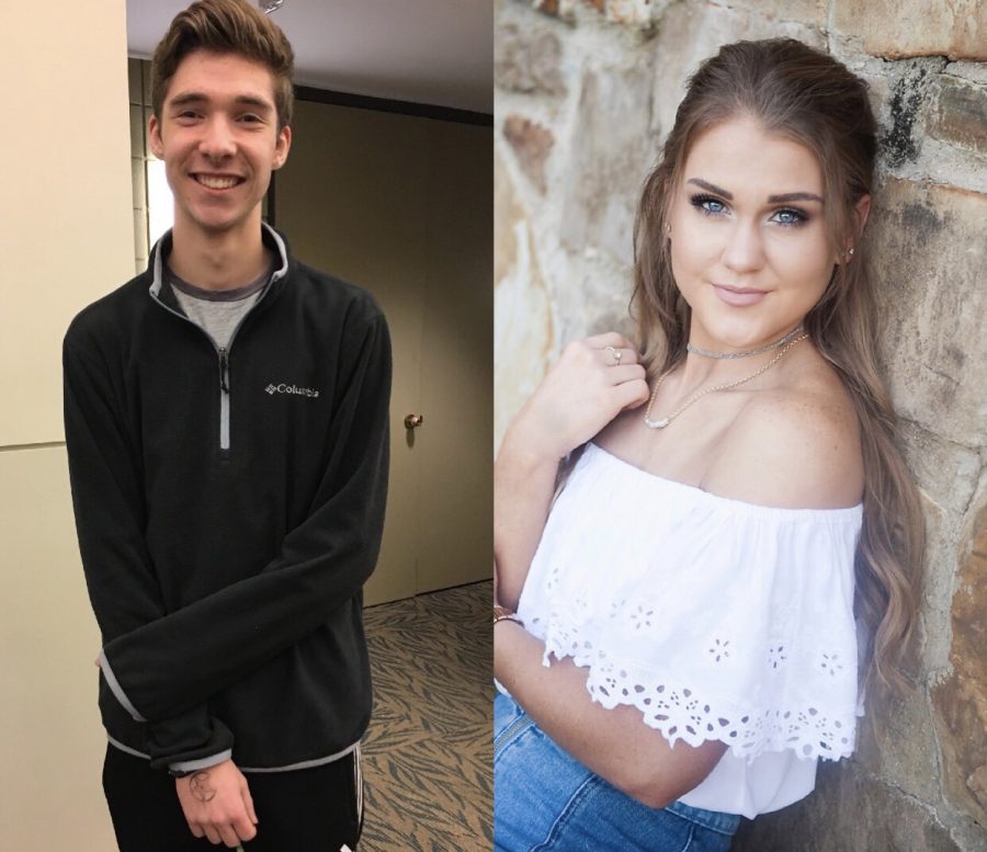These seniors, Seth French and Sophie Temple, are featured in this weeks Senior Spotlight
