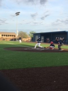 Jack Mitas, 8th hitting his second single of the game.