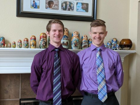 Seniors, John and Dmitri Atchison.