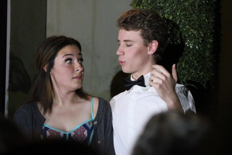Senior, Abigail Gordon and Sophomore, Seth Pugh played Beatrice and Benedict