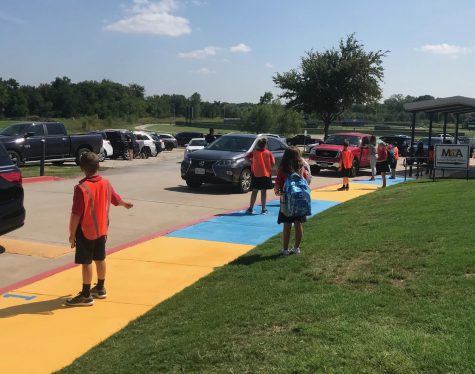 MCA's fourth and fifth graders helping out the school by being a part of Safety Patrol.