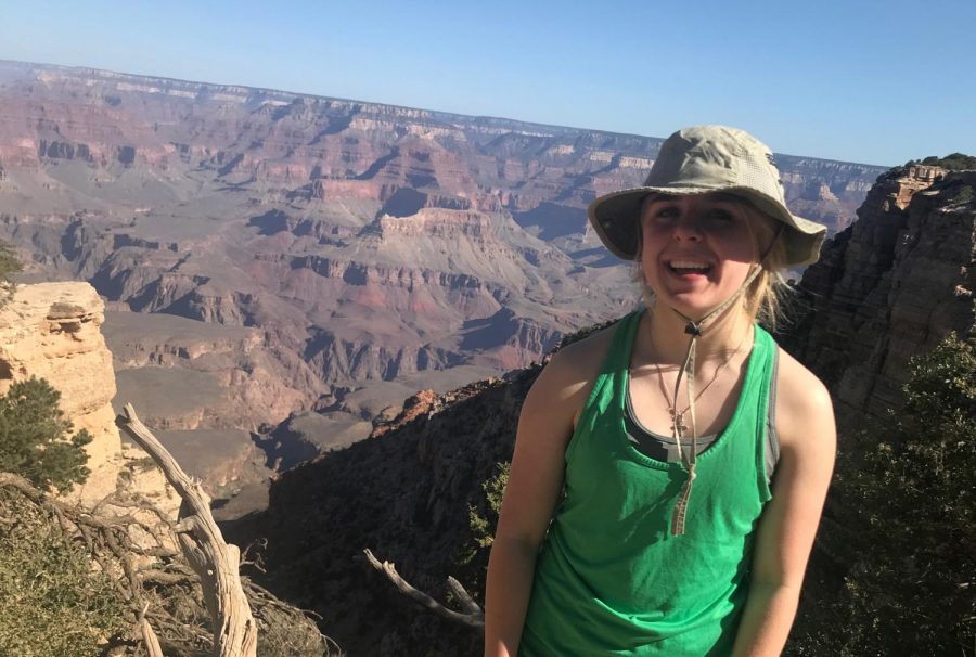 Senior Christin Nyberg and her parents went to Arizona to visit the Grand Canyon and hike up the rocky trails.