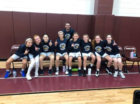 Middle School Girls Basketball Wins their Final Tournament of the Season.