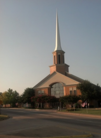 First Baptist McKinney, one of the churches in our community, empty due to COVID19.