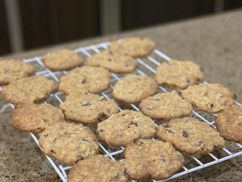 Chocolate Chip Oatmeal Cookies