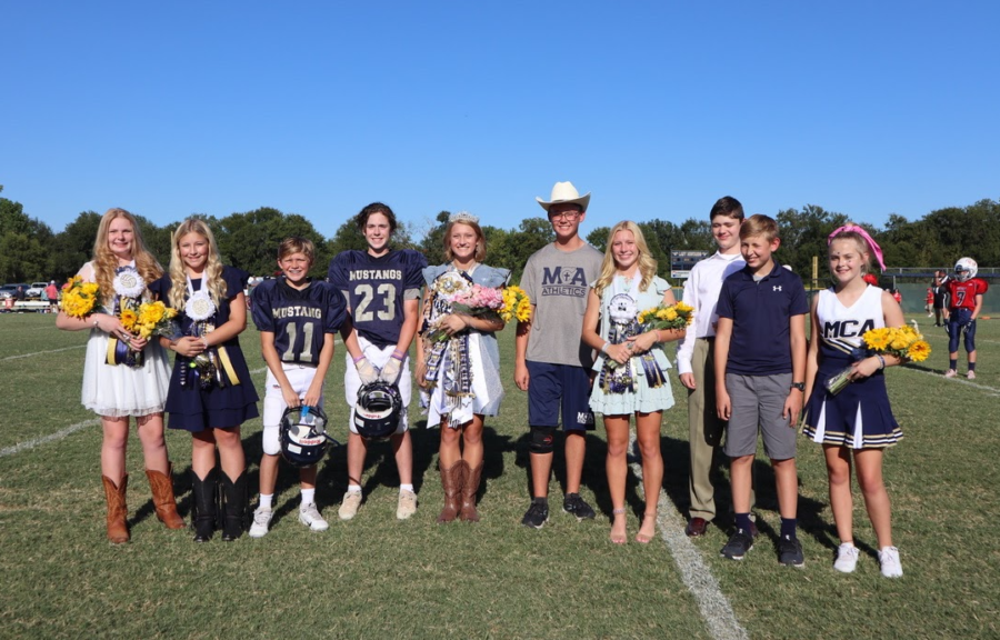 Middle School Homecoming Court.