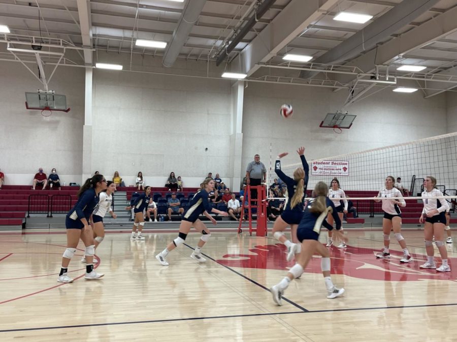 Lady Mustangs Volleyball Takes Over Grapevine Faith – The Mane Edition