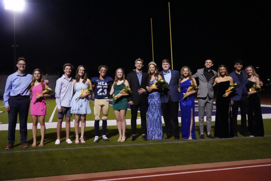 The 2022 Upper School Homecoming court.