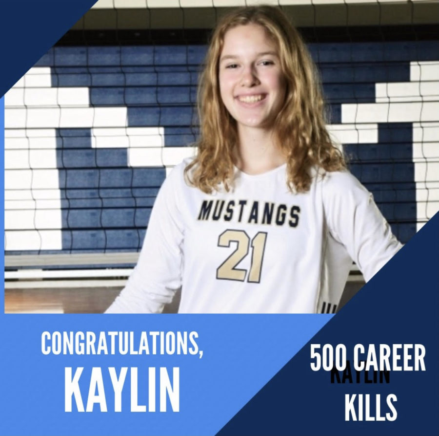 Junior Kaylin Starling hits 500 kills