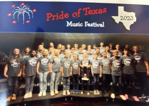 Middle School Choir Takes First in the Pride of Texas Music Festival
