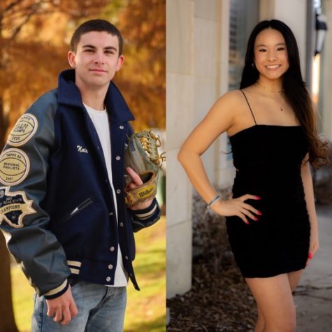 Seniors Nate McMahon and Tiffany Nordstrom 