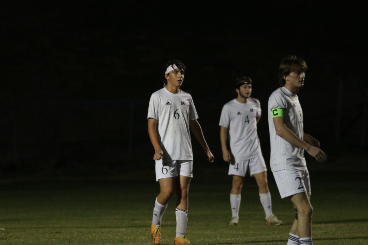 Mustangs defense looks to defend the ball