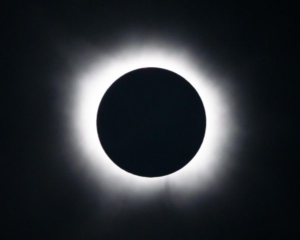 Totality of the solar eclipse.