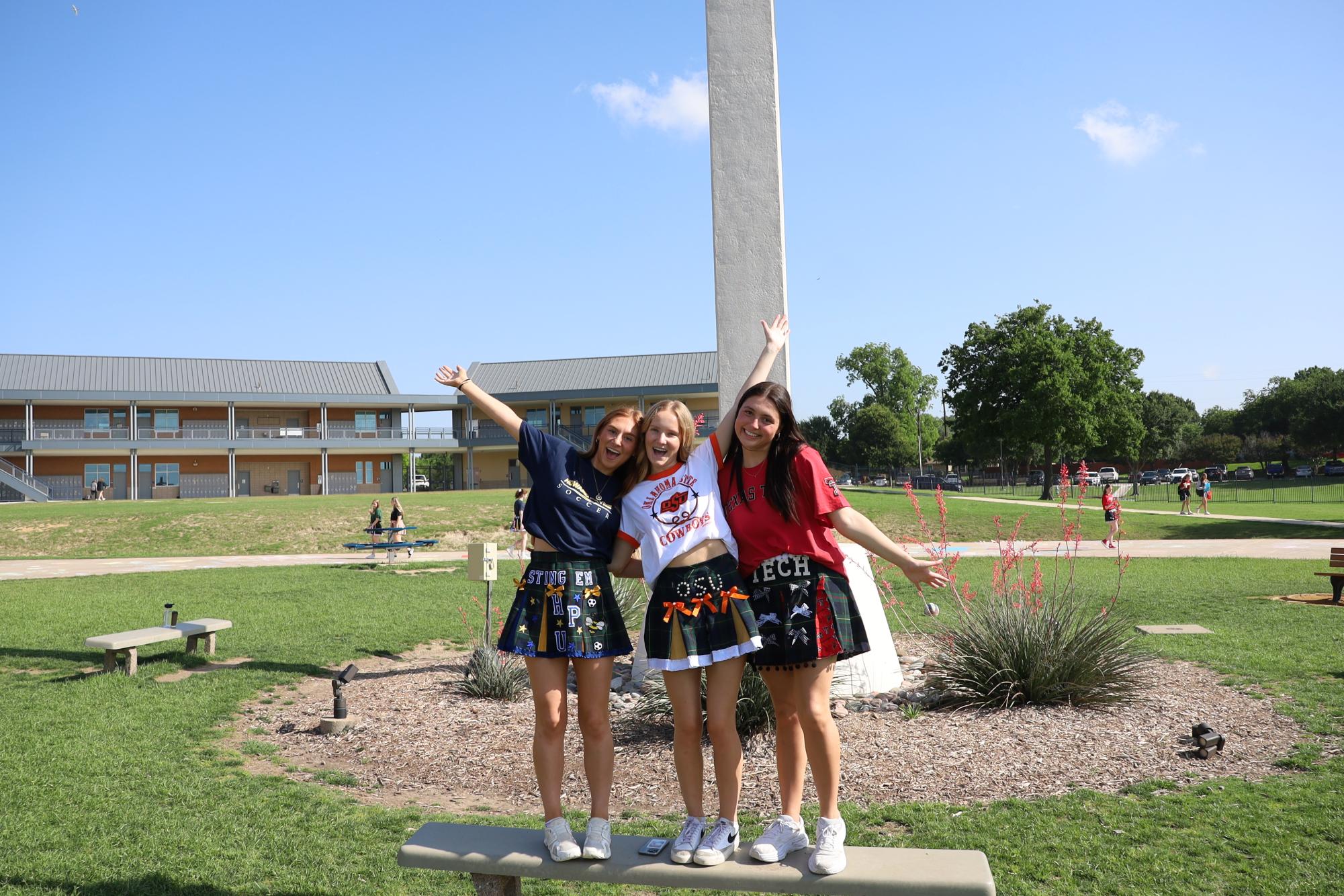 Senior Girls Wear Plaid One Last Time