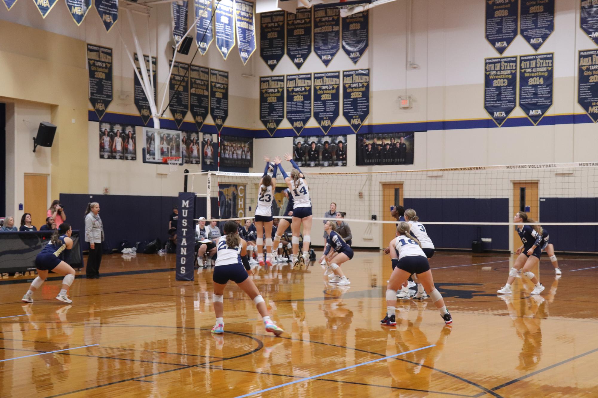 MCA Volleyball Blows Out Paris Volleyball