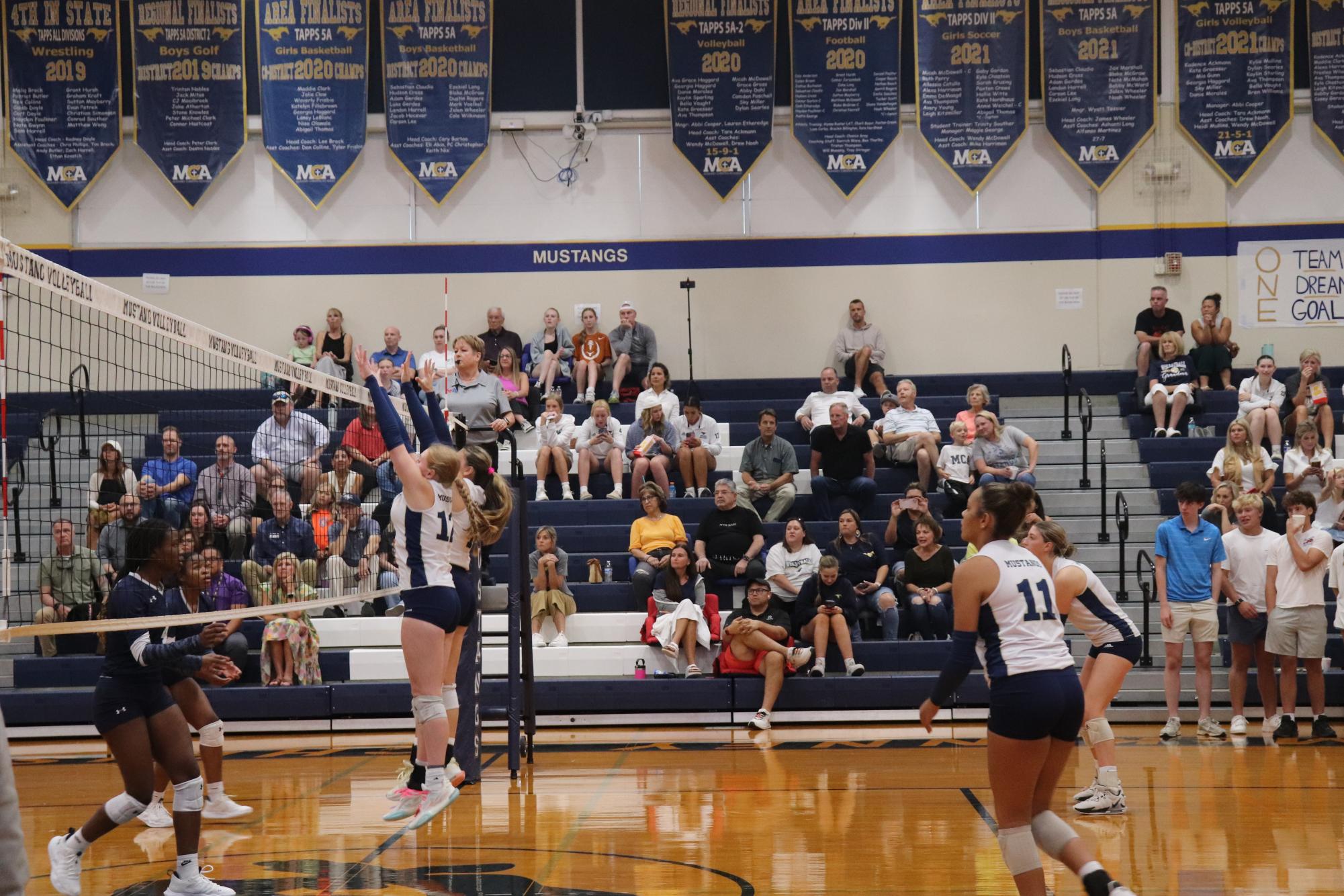 MCA Volleyball Blows Out Paris Volleyball