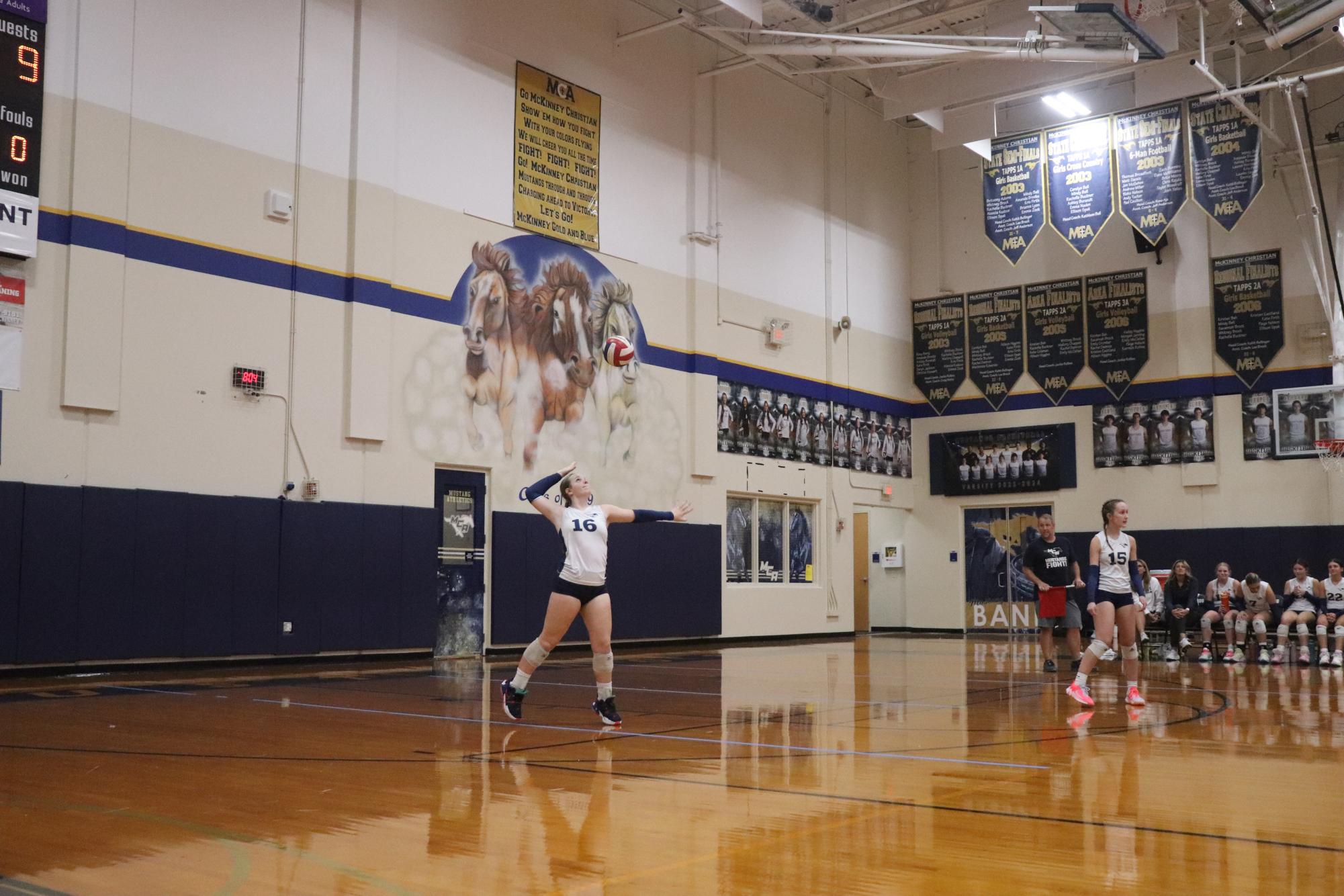 MCA Volleyball Blows Out Paris Volleyball