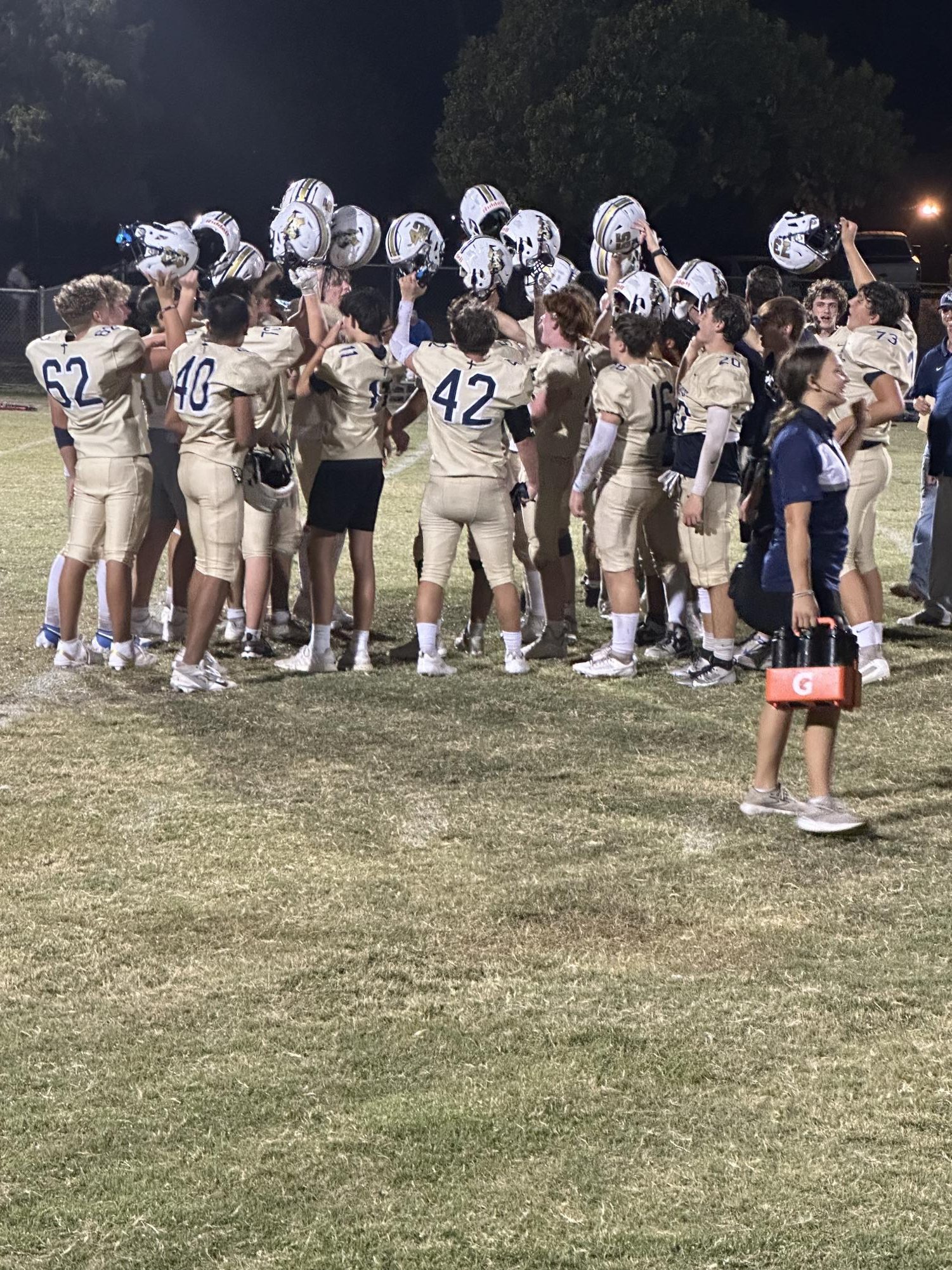 Mustangs Football gets their First Win of the Season