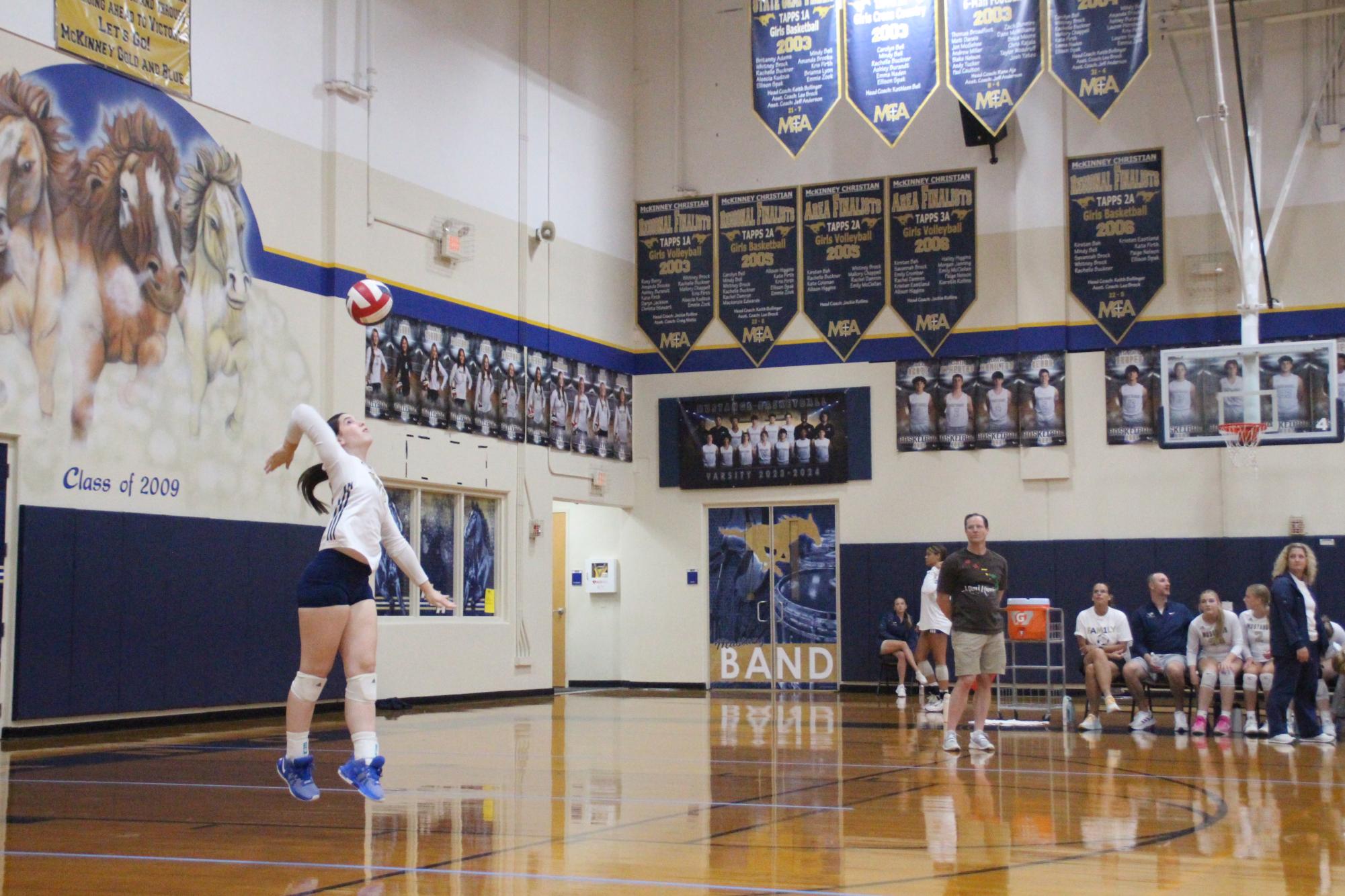 McKinney Christian Academy Volleyball Destroys Quinlan Ford Volleyball