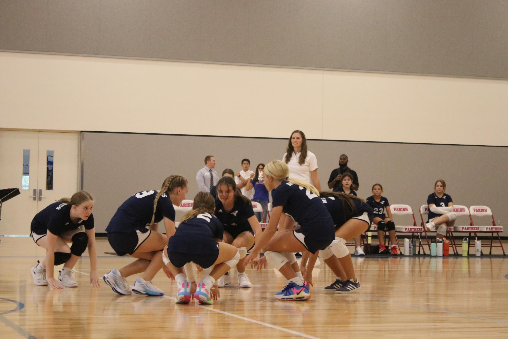 Middle School D1 Volleyball Secures Win For First League Games