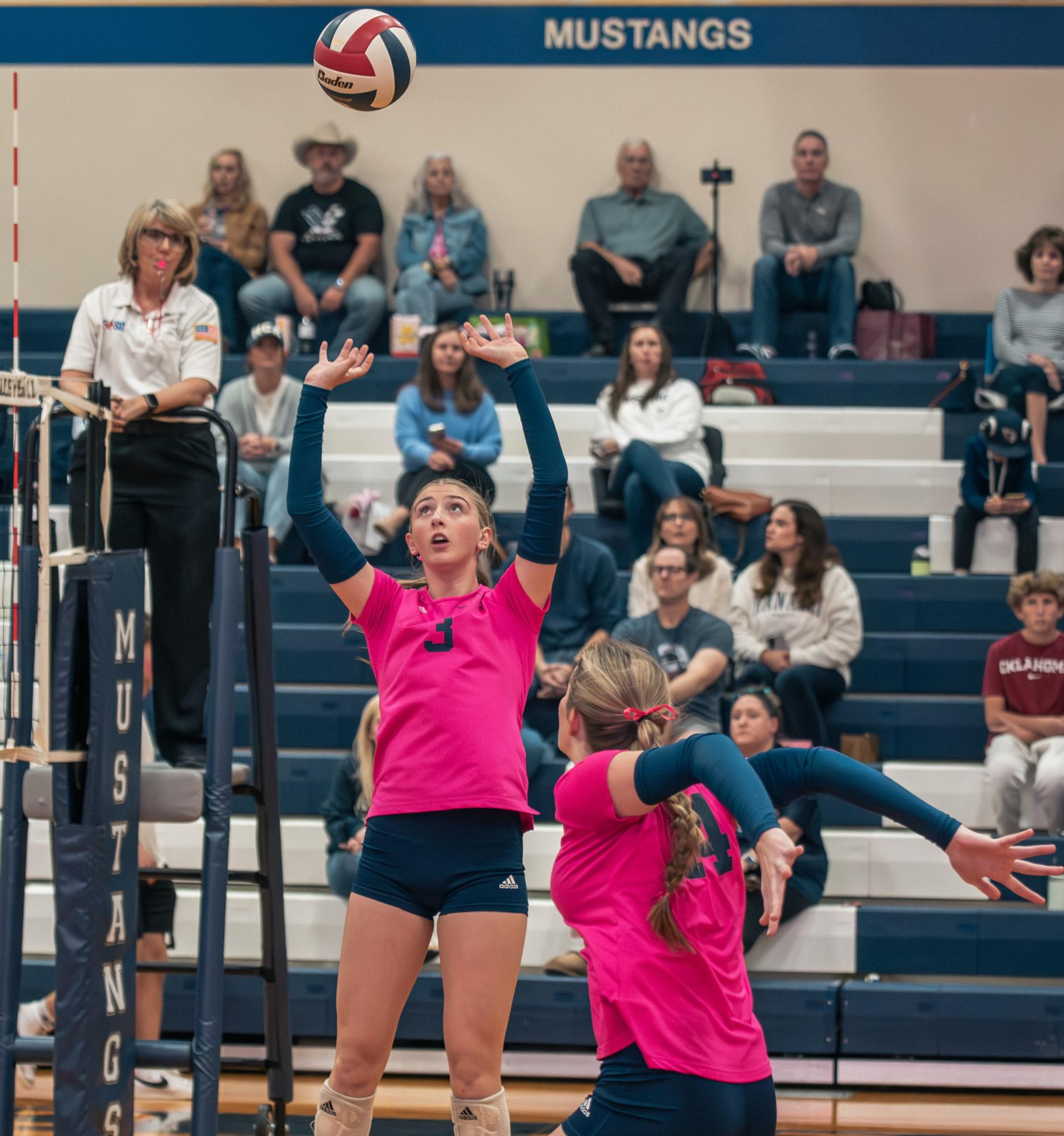 Lady Mustangs Volleyball Team Sweep Bishop Gorman in Three Sets