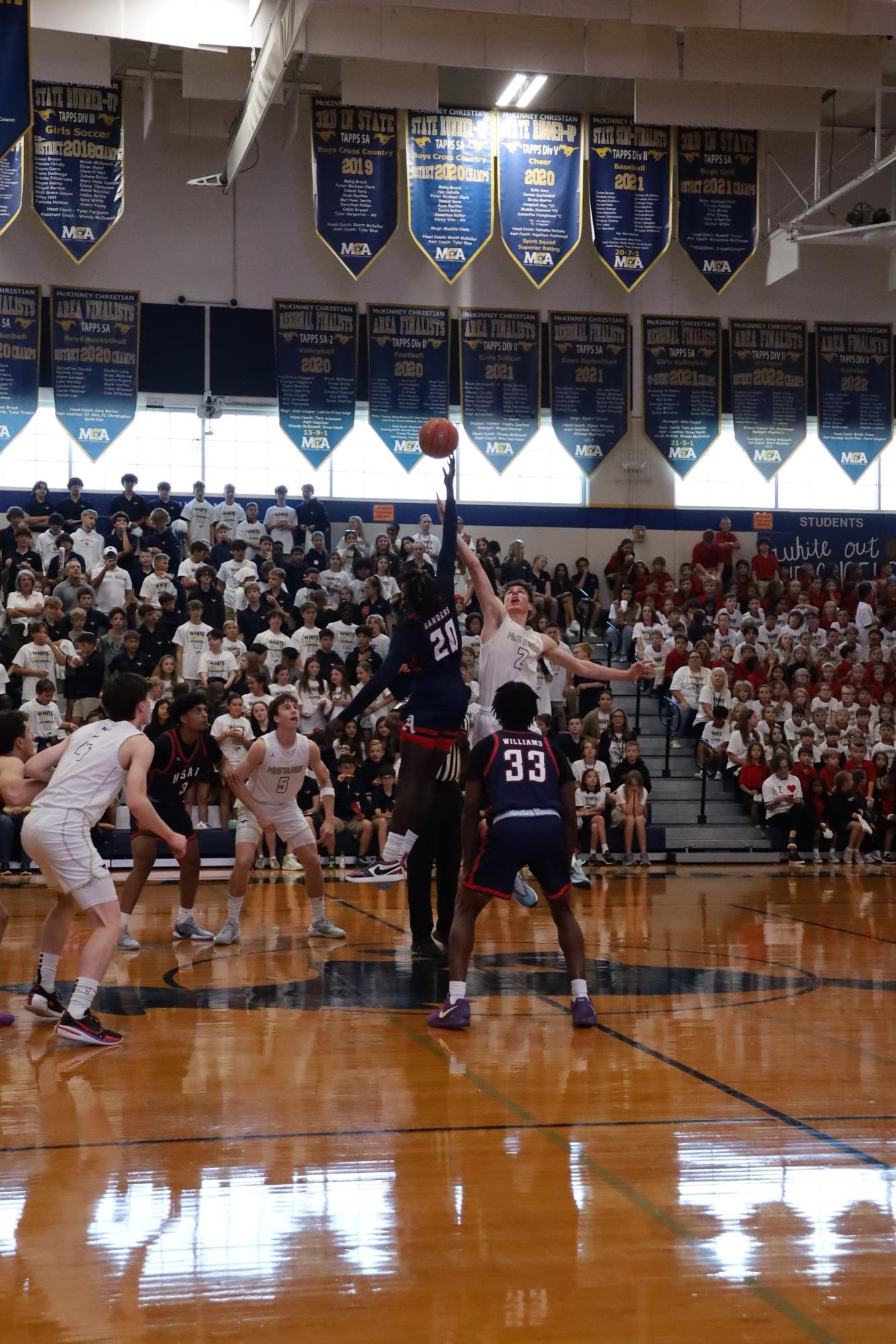 Men's Basketball Dominates at White-Out