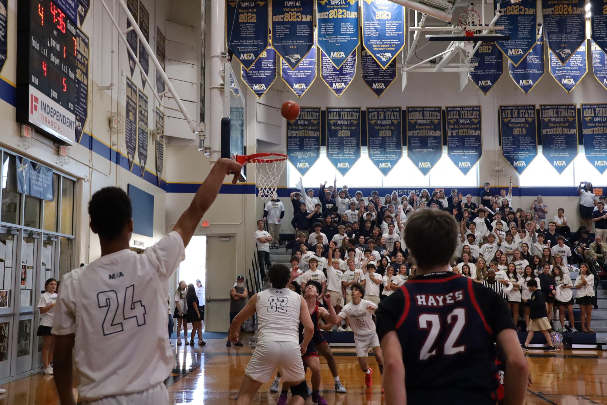 Men's Basketball Dominates at White-Out