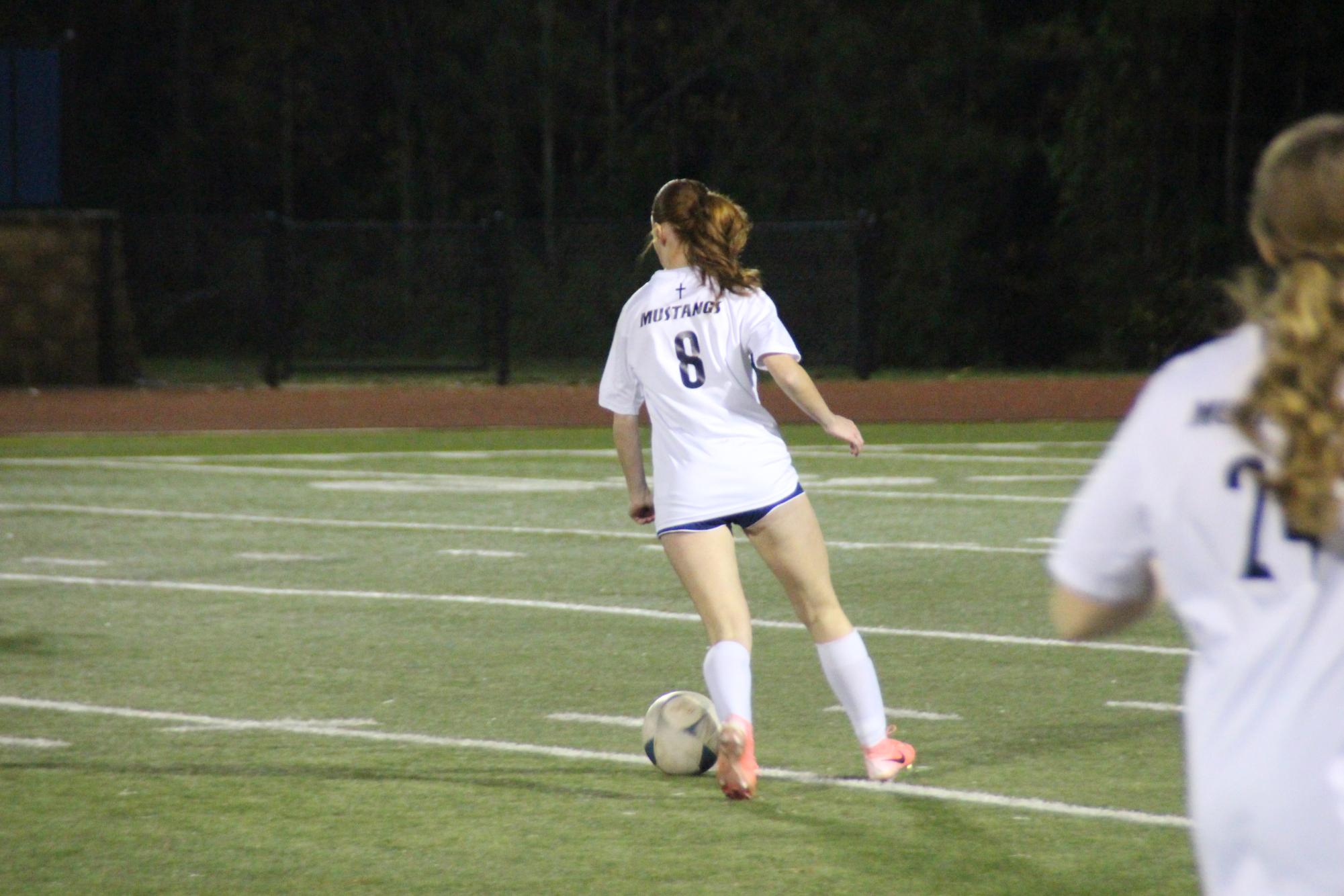 Varsity Girls Soccer Win First District Game