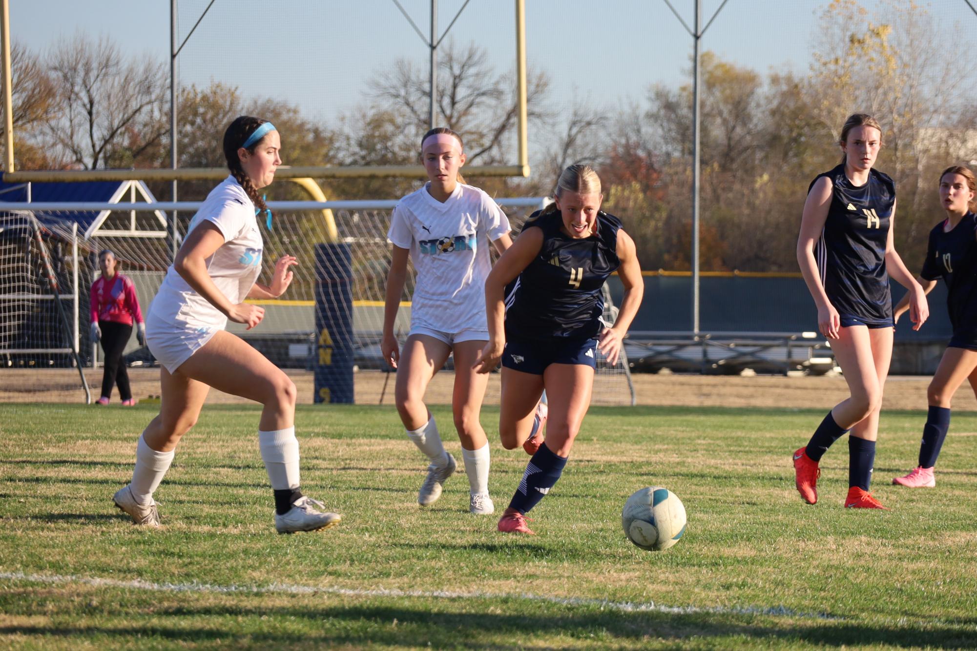 Varsity Girls Soccer Ties Texas Storm