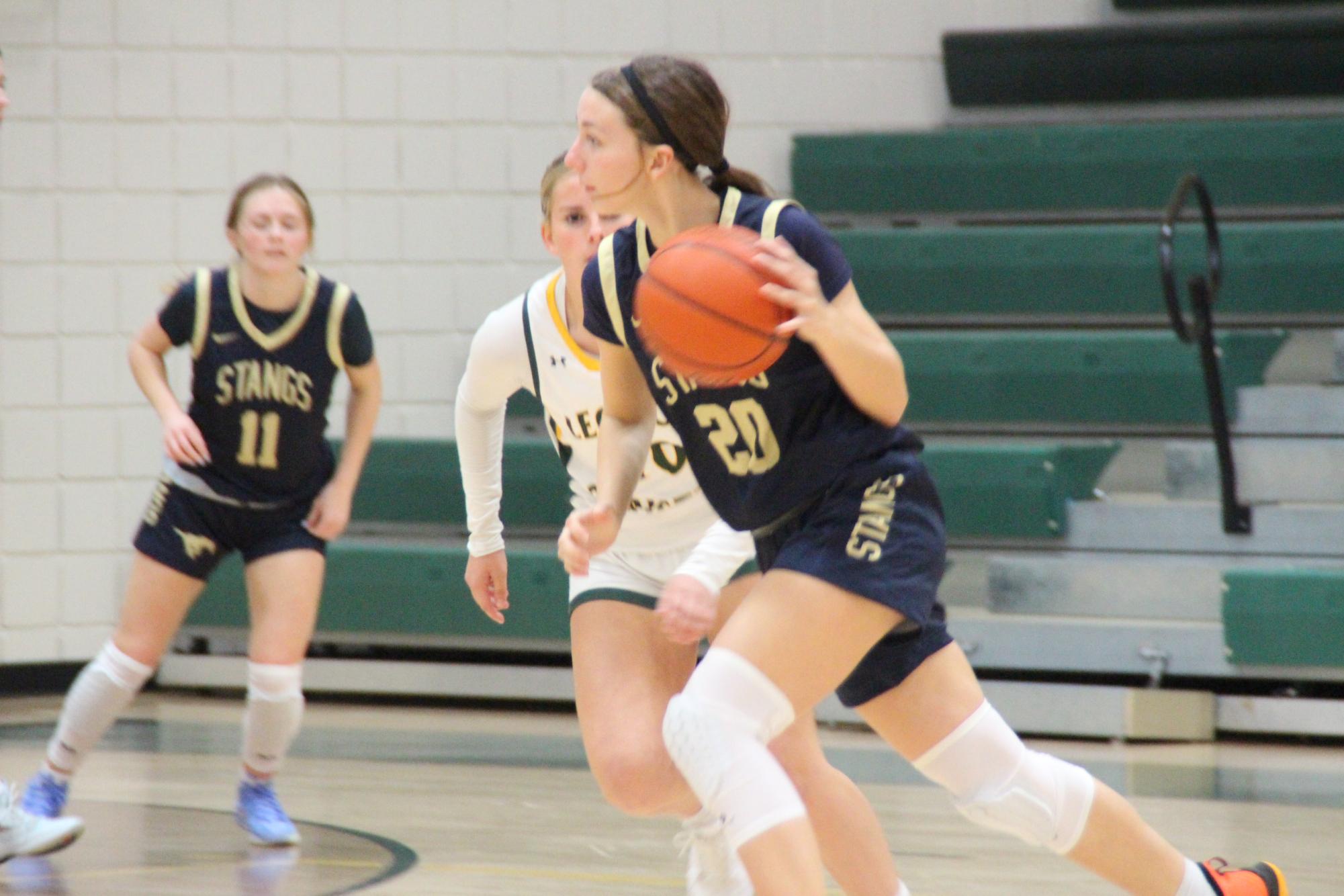 Lady Mustangs Basketball Falls Short to Legacy