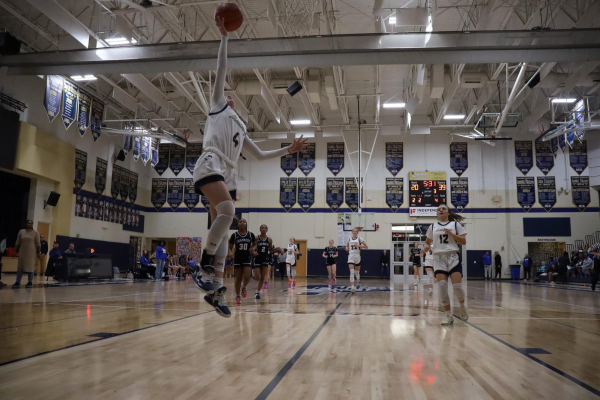 Junior Sadie Zbranek goes up for a layup.