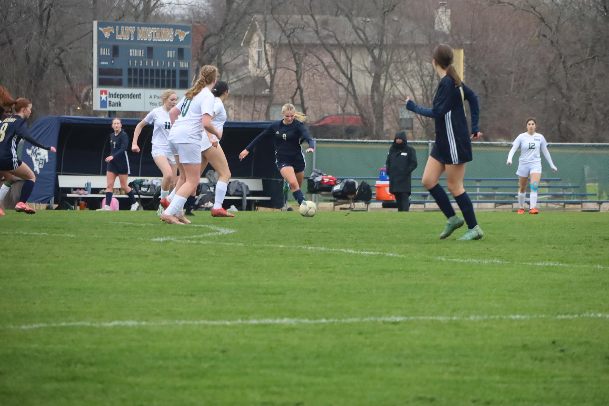 Lady Mustangs soccer Wins Big Against TK Gorman