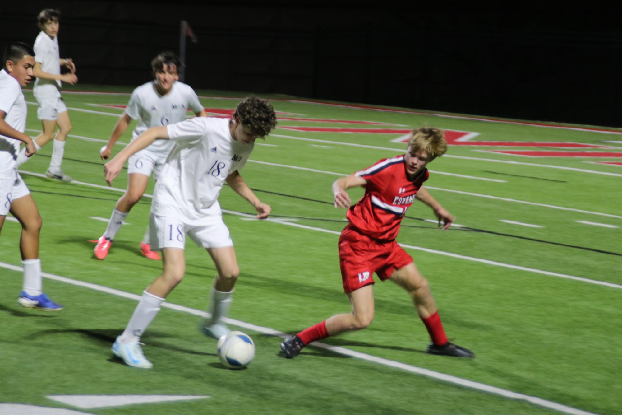 Varsity Men's Soccer Had Their First Lose in District