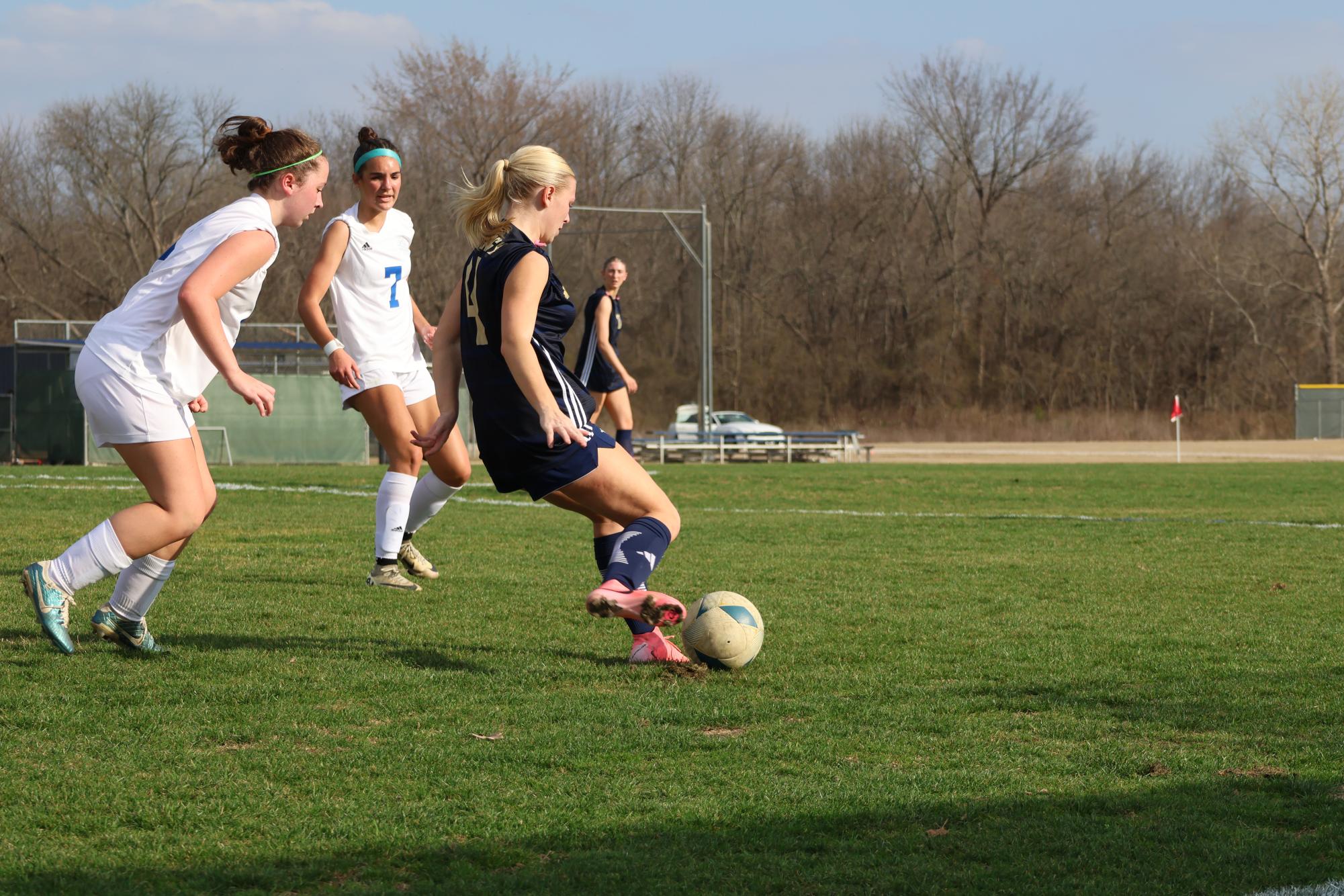 Mustangs Girls' Soccer Beats Lakehill in Overtime