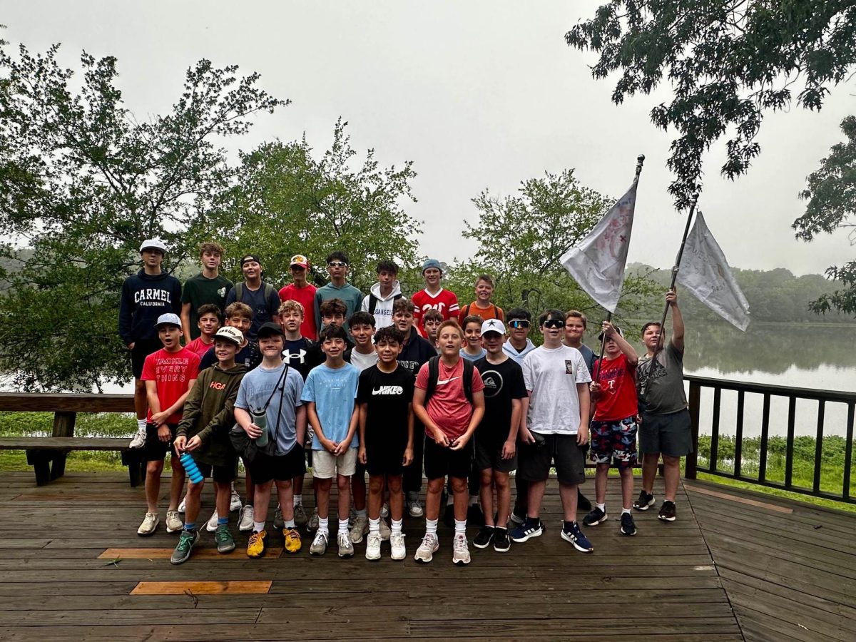 The 7th grade boys last day on there trip.