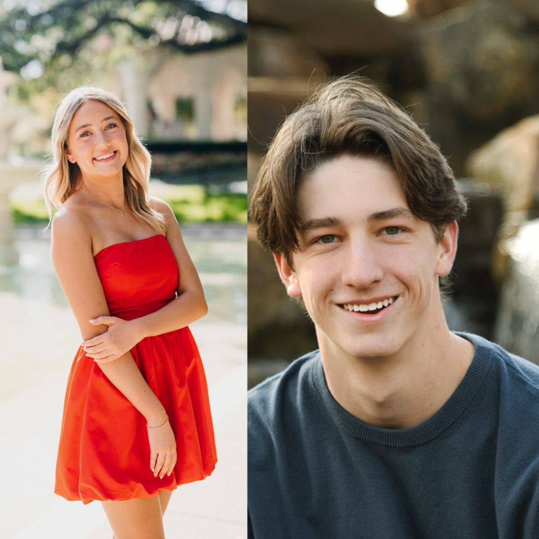 Seniors Shane Robison (right) and Ellie Neeman (left)