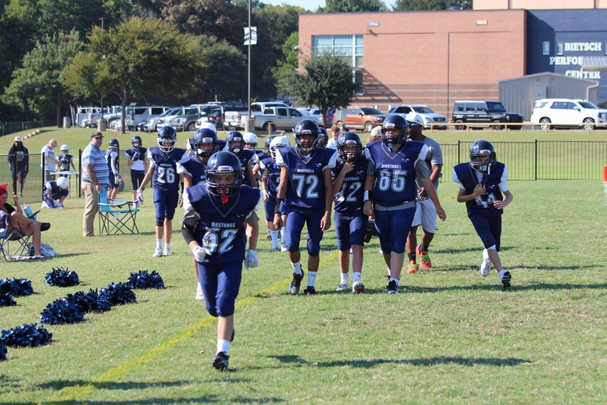 The Mustangs Prepare for Battle