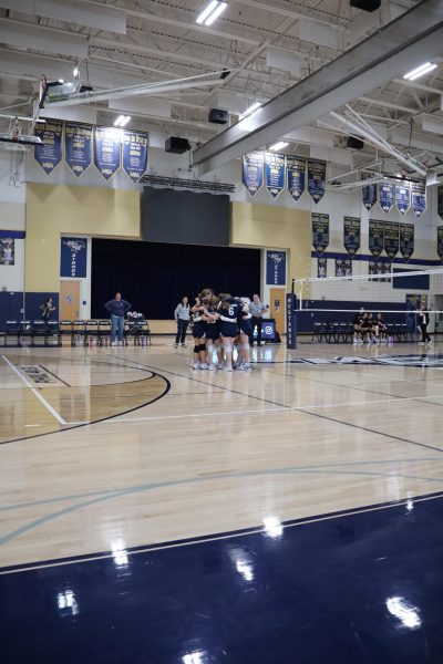 The Middle School Volleyball Teams Play in their Semi Final Games