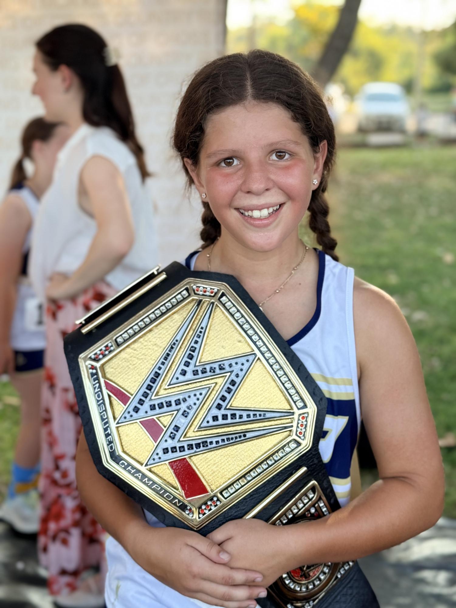 Sixth Grade Girl Gets First in Race