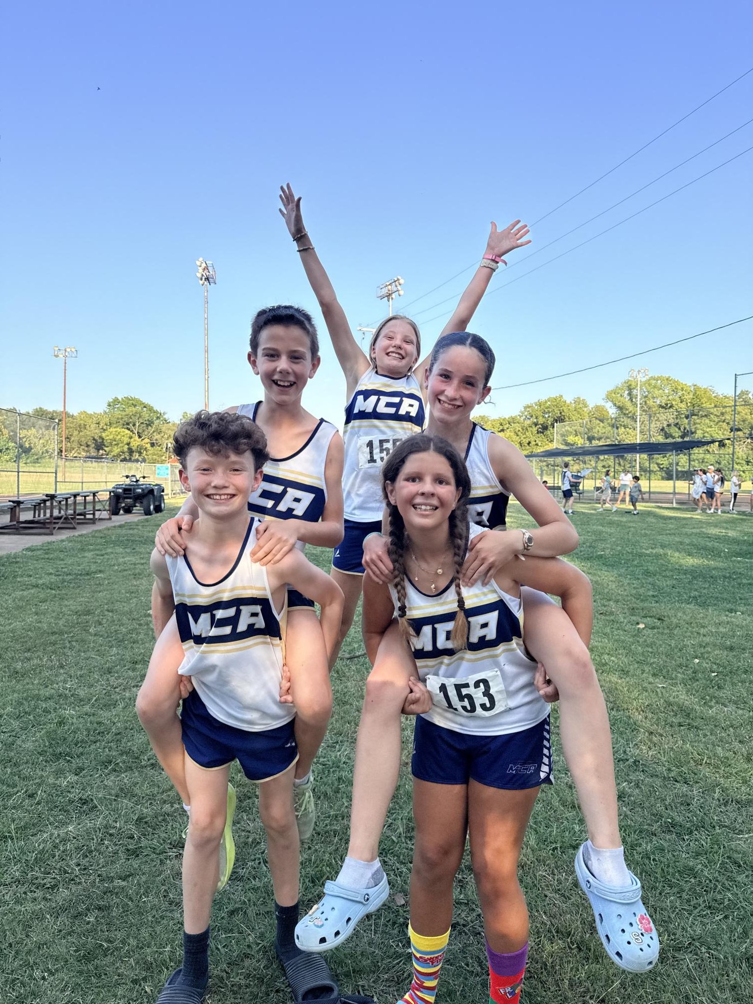 Sixth Grade Girl Gets First in Race