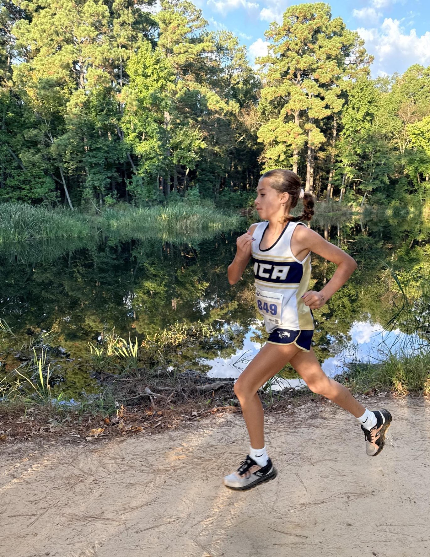 Middle School Girls XC Gets Second Place at State