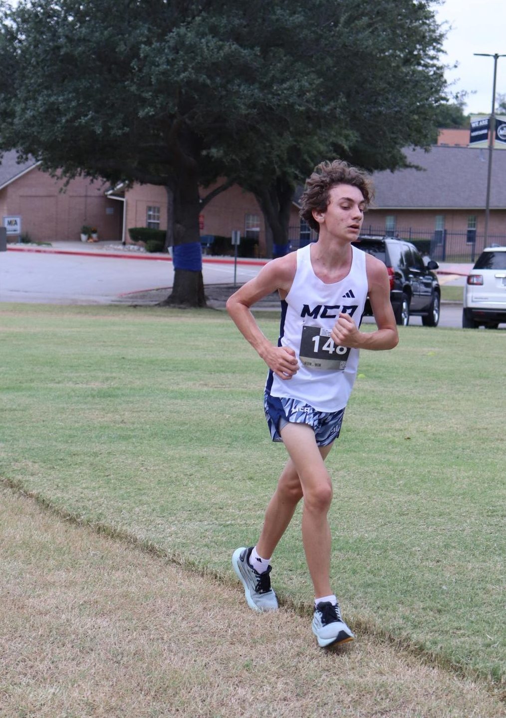Middle School Girls' XC Gets First at District