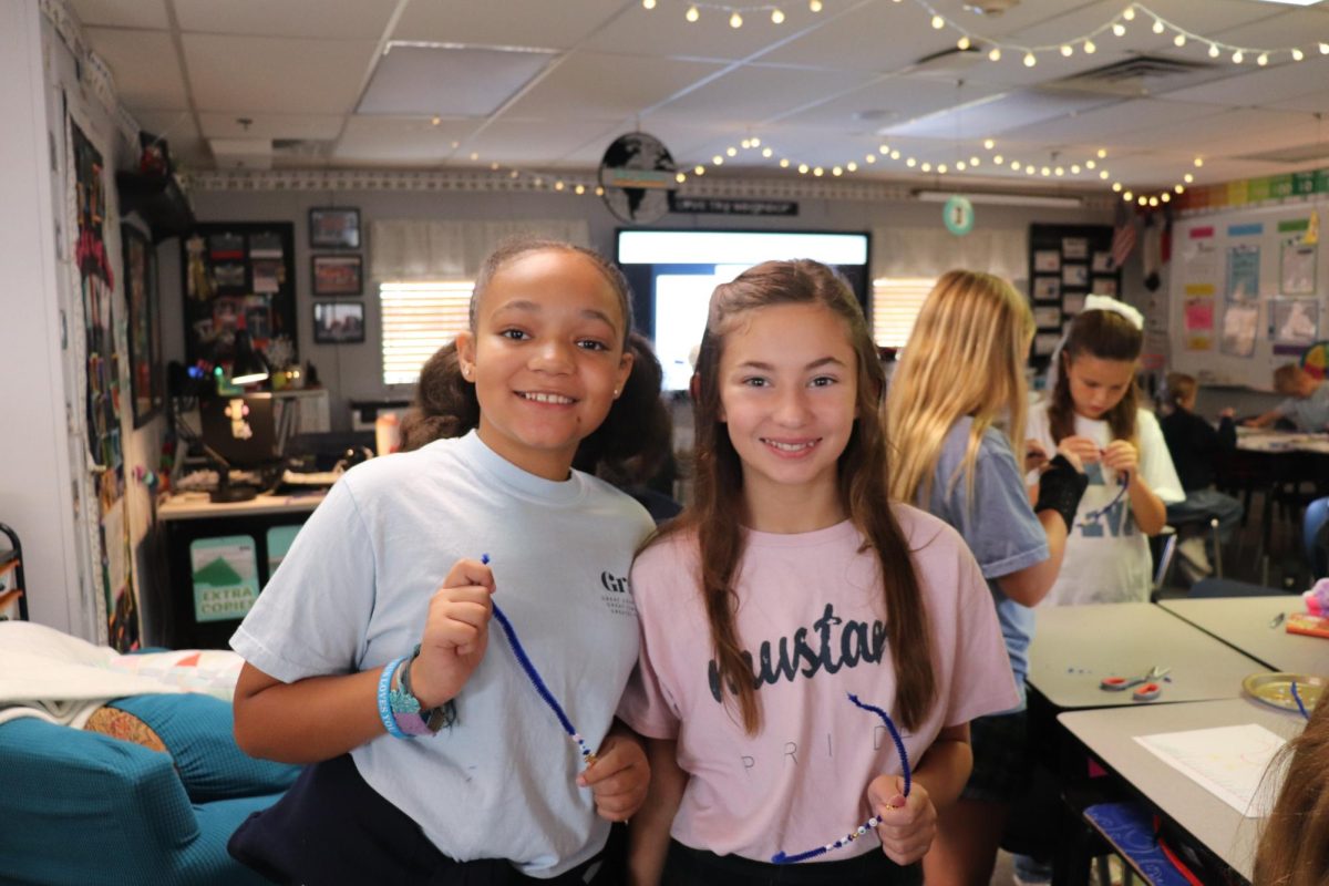Lower Schoolers are loving their new bracelets