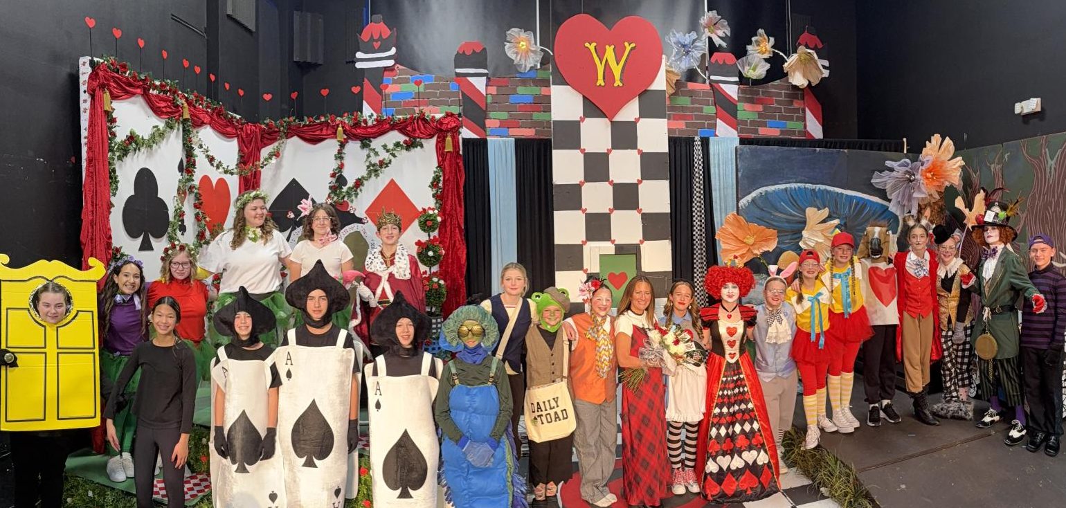 Middle School Theater Performs "Alice @ Wonderland"