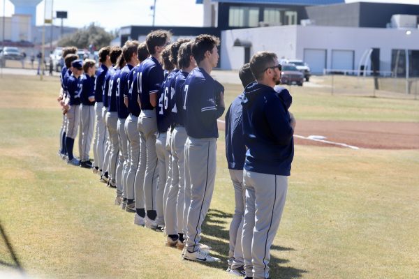 Mustangs Stand For The Anthem 
