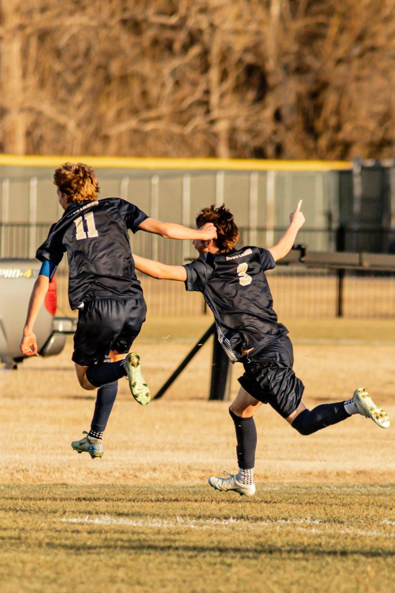 Seniors celebrating a game Winner