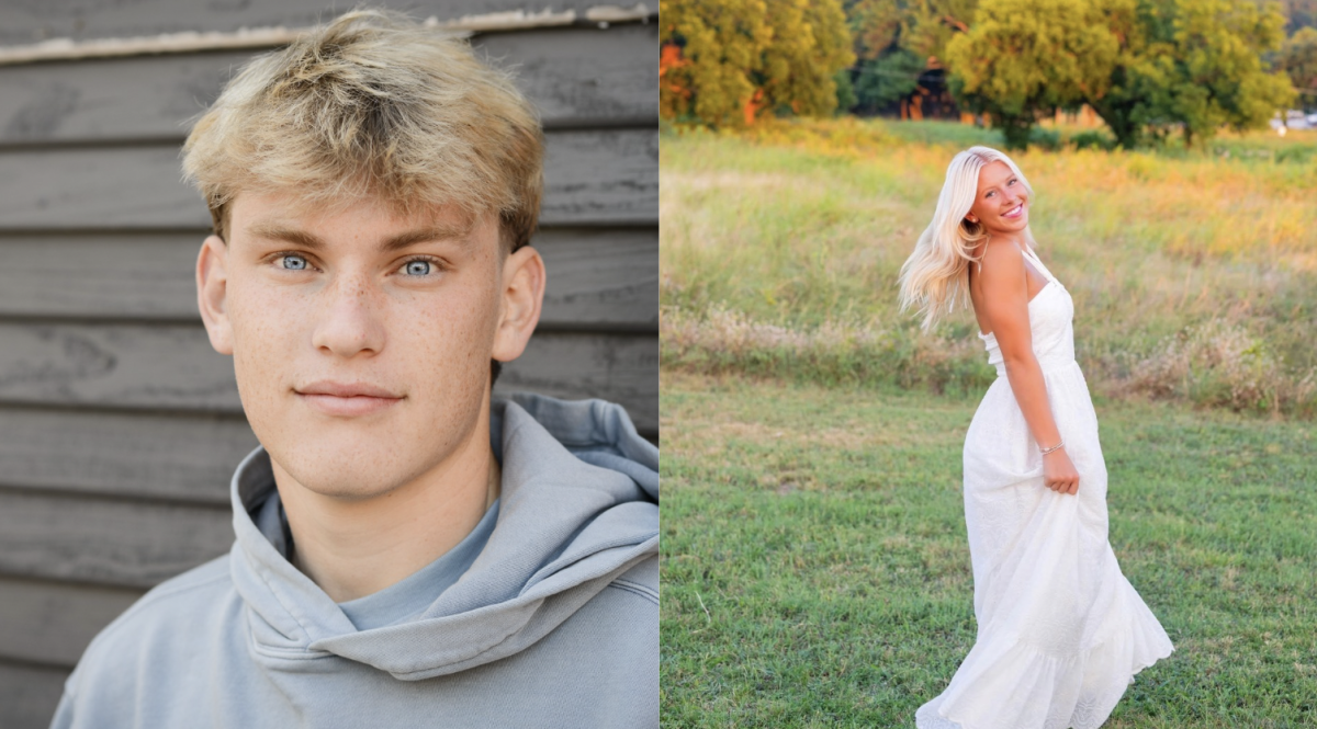 Seniors, Hudson Clayton(left) and Tatum Barnard(right). 